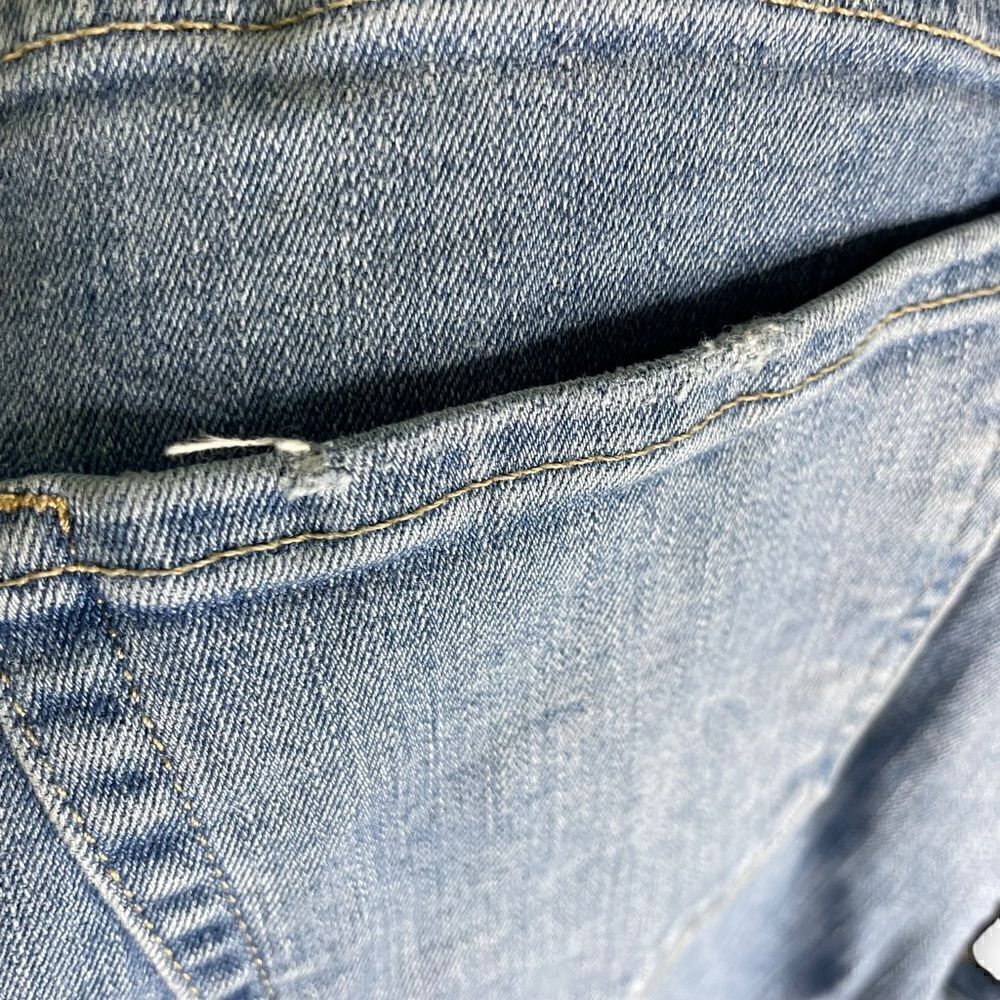 We the Free People Fringe Hem Jeans Distressed Skinny - Picture 8 of 11